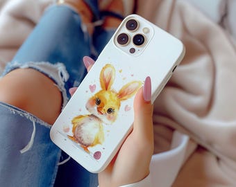 iPhone-hoesje Easter Chicken Bunny Ears, charmant lentecadeau