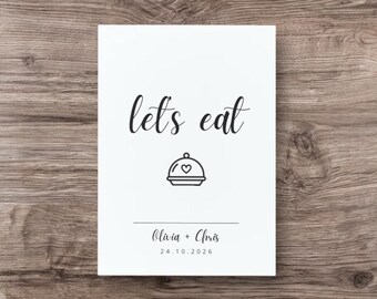Editable Wedding Food Signs: Minimalist Buffet Table Decor (Digital Download)