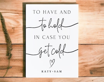 Personalized Wedding Blanket Sign: Modern Black & White (Digital Download)