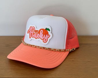 Just Peachy Orange Trucker Hat