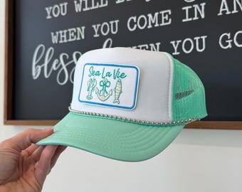 Sea La Vie Beach Trucker Hat