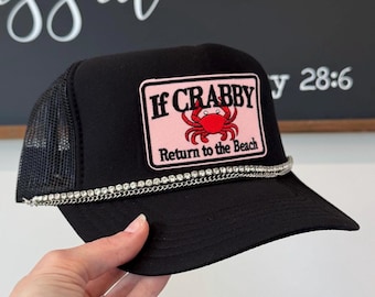 Crabby Red Trucker Hat