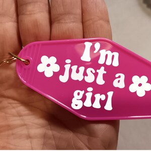 Retro Motel Keychain: Personalized Acrylic Keychain, Funny Car Accessory