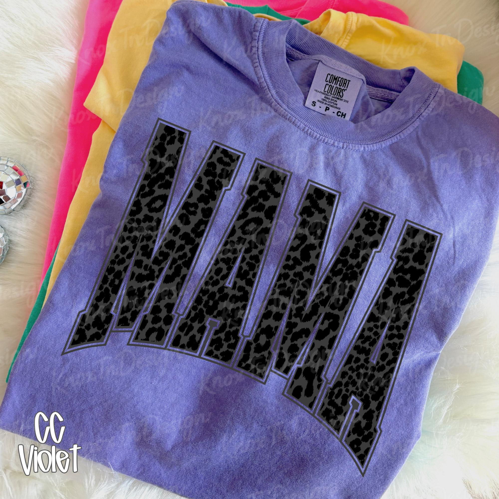 Mama Leopard Print Shirt, Comfort Colors Mama Tee, Bella Canvas Graphic Tee, Trendy Mom Shirt, Oversized Mama Tshirt, Boutique Style Tee