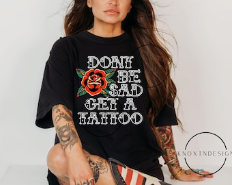 Retro Rose Tattoo Shirt: Unisex Flash Art Tee, Tattoo Lover Gift