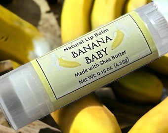 BANANA Natural Lip Balm .15oz Oval Tube