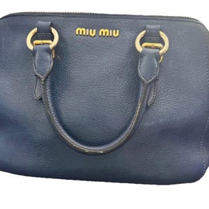 Vintage Miu Miu Leather Bag - Etsy