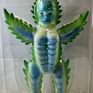Mirrorman: Super7 Mirrorman Sofubi Vinylfigur 2005 Glow In Dark Boxed Rare