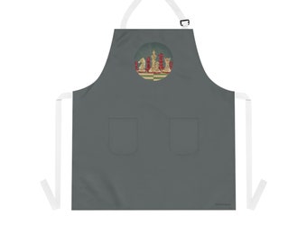 Culinary Creativity: Chess Art Apron - Perfect Gift for Chess Players Who Love Cooking and Artistry, gift chess lovers, chess and cooking