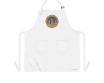 Strategic Style: Chess Apron - 'Life is Full of Important Moves' - Cooking Apron with Chess Design - Chess Lover Gift - Kitchen Accessories