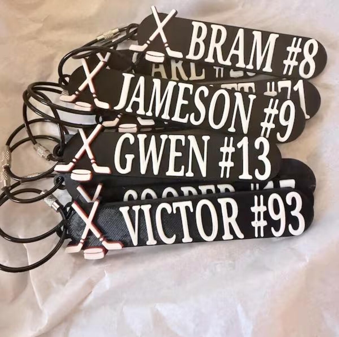 Packer Tag Name Limited 25% OFF!! Hockey Bag Tag | Custom Name Sports Tag for Backpacks ...