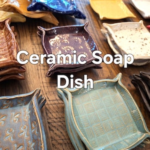 Handmade Ceramic Soap Dish | HarborSealSoapery