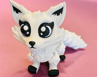 Artic Fox Flexi | 3D printed | Articulated | Fidget Toy | Sensory Toy