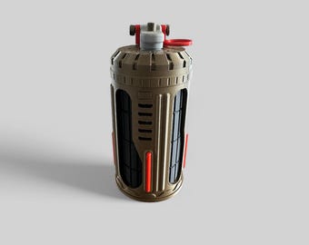 3D Printed AA Battery Organizer: Futuristic Grenade Style
