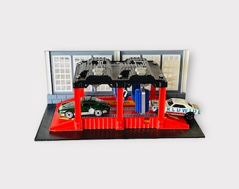 Die Cast Diorama | 3D Printed Car Wash | 1/64 Scale Display
