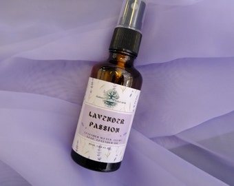 Agua refrescante de lavanda / Spray limpiador energético / Hidrosol floral nutritivo / Tónico hidratante facial / Tónico de lavanda / Spray ambiental