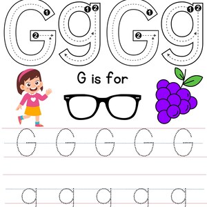 26 Alphabet Phonics Worksheets, Letter Tracing, Handwriting Practice ...