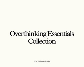 Overthinking Guide, Reduce Overthinking, Stress Relief, Anxiety Relief, Reduce Anxiety, Ebook, Self-care, Mental Health