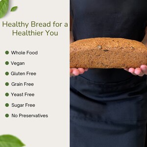 Healthy Vegan Lentil Bread: Gluten-Free, Grain-Free image 2
