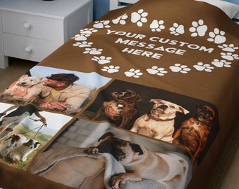 Manta de fotos personalizable, regalos de collage de fotos para él o ella, regalos personalizados para familiares y amigos, recuerdo de memoria especial para