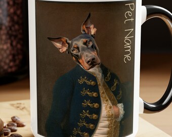 Custom Pet Mug From Photo, Custom Gift for Coffee Lovers, Dog Gift, Painting from Photo, Pet Gift, Dog Birthday Gift, Cat, Coffee Gift, Pet