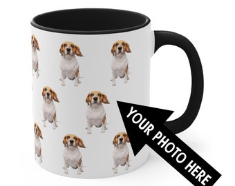 Aangepaste huisdier mok hond koffie kopje gepersonaliseerde huisdier mokken cadeau idee voor hondenliefhebber aangepaste hond portret hond moeder gepersonaliseerde huisdier mok hond