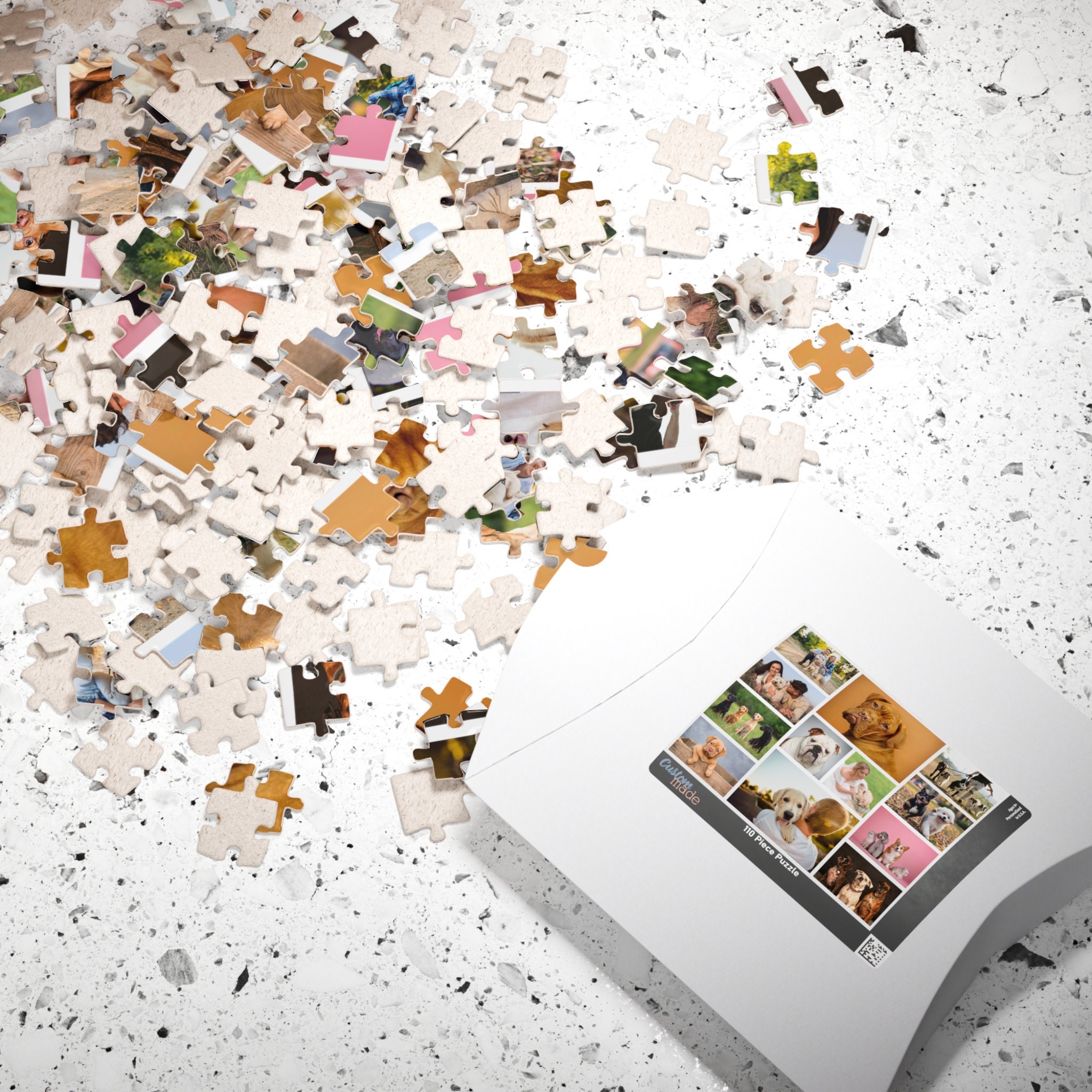 Personalized Dog Lovers Puzzle, Large Piece Jigsaw Puzzles for Seniors ...
