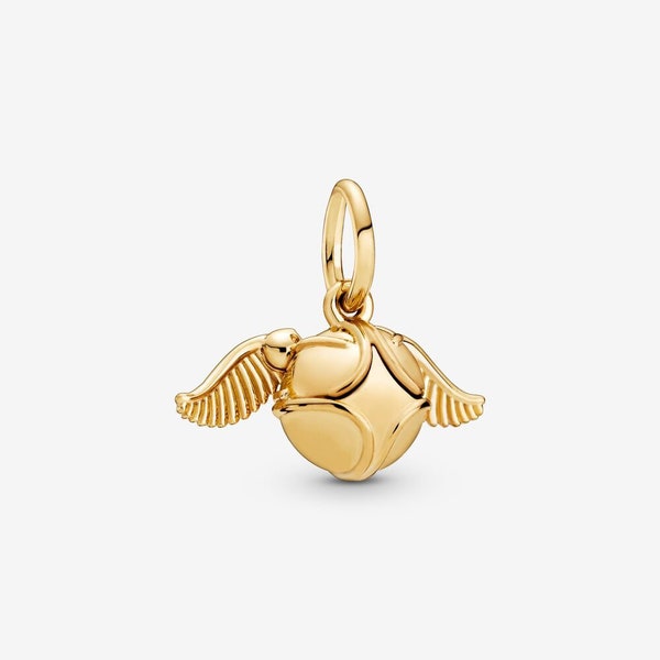 pandora shine golden snitch pendant carat gold plated