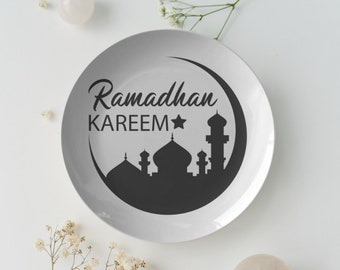 Ramadan Plate Ramadan plates Ramadan decoration Ramadan kareem ramadan mubarak eid gift ramadan table setting ramadan moon star iftar set