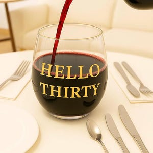 Personalized Plastic Wine Glass: Bachelorette Party Favor, Shatterproof