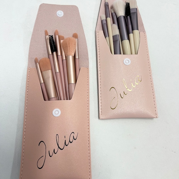 Personalized makeup brush,Cosmetic Brushes Set,Makeup Gift Set,Travel Brushes-set, bridesmaid gift boxes,Wedding Bridal Shower Favors,Party