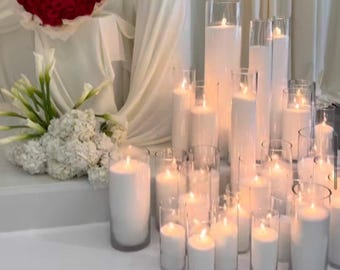 Pearled Wax Candle Sand: DIY Wedding Table Decor