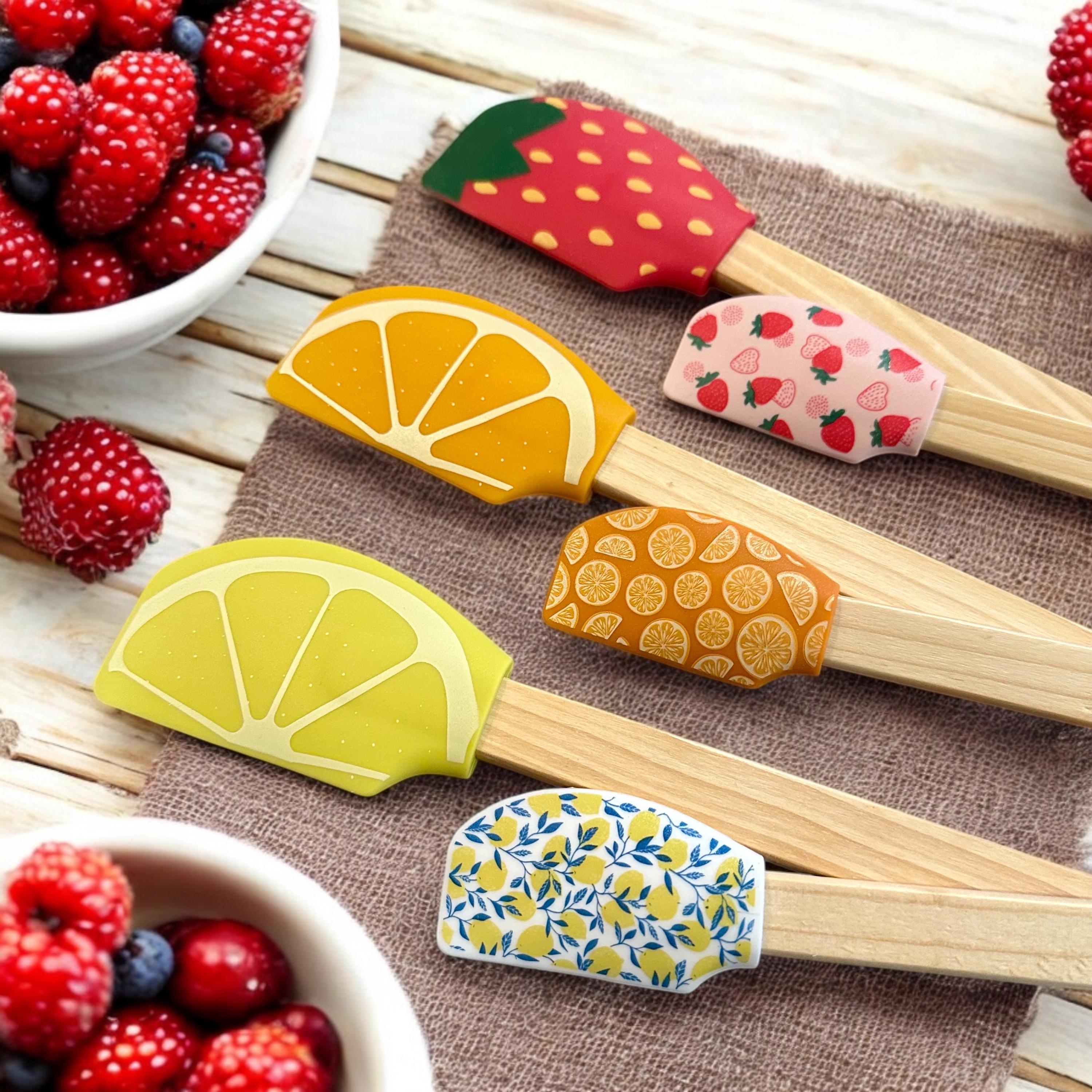 Personalized Engraved Spatula | Wood and Silicone Scraper | Housewarming Gift | Wedding Gift | Personalized Spatula | Fruit Spatula