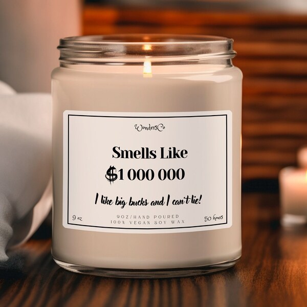 Money Candle Smells Etsy