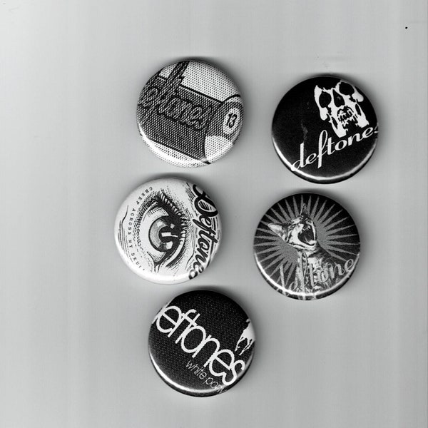 deftones button set