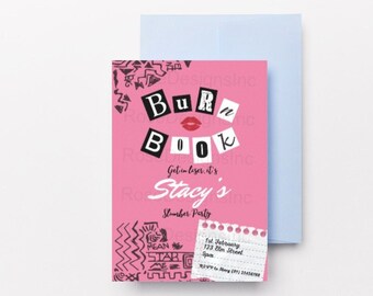 Mean Girls Bachelorette Invitation, Editable, Digital Download, Burn ...