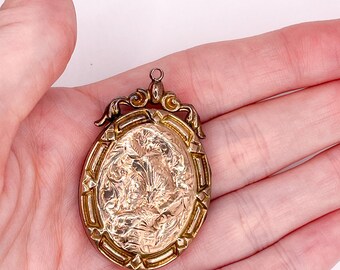 Antique 9ct gold locket