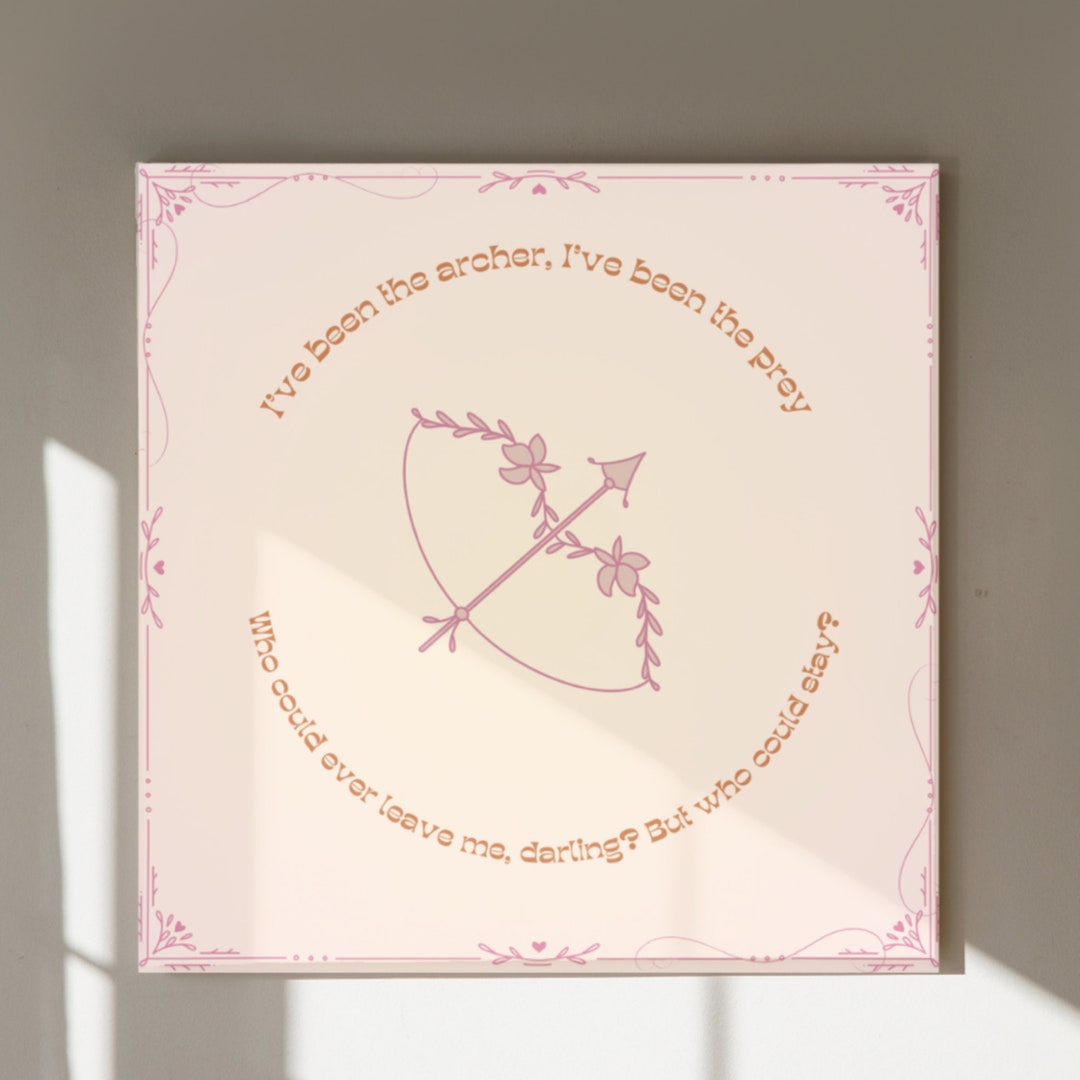 Taylor Swift the Archer Lyrics Digital Download Poster - Etsy