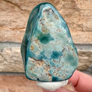 Teal Jasper – Tumbled Pocket Rock from Oregon | Choose Your Small Size Stone