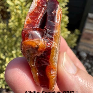 Wildfire Glazed Carnelian | Specimen Tumbled Volcanic Agates from Oregon | Choose Your Stone