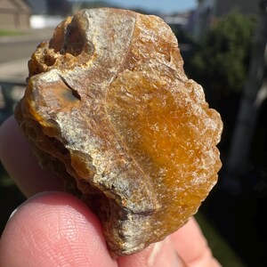 Buckskin Carnelian Crystal Pocket Rock – Raw & Ready from Southern Oregon