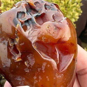 Volcanic Carnelian Specimen – Natural Oregon Agate, Desk Decor, Collector Rock, Choose Your Stone