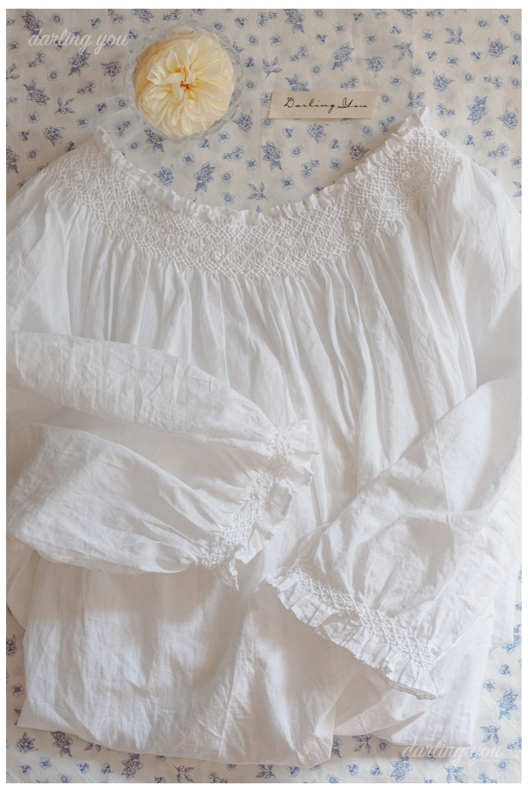Hand Smocked Sky Dress
