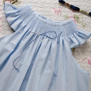 Ready-to-Smock Pre-Pleated Dress for Hand Embroidery | DIY Smocked Dress Kit | Heirloom Sewing Project