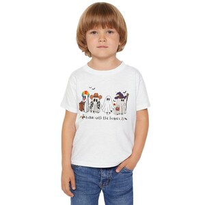 Adorable Halloween Toddler T-Shirt - Cute Ghosts Design, Perfect for Kids, Trick or Treat, Costume Party, Spooky Season