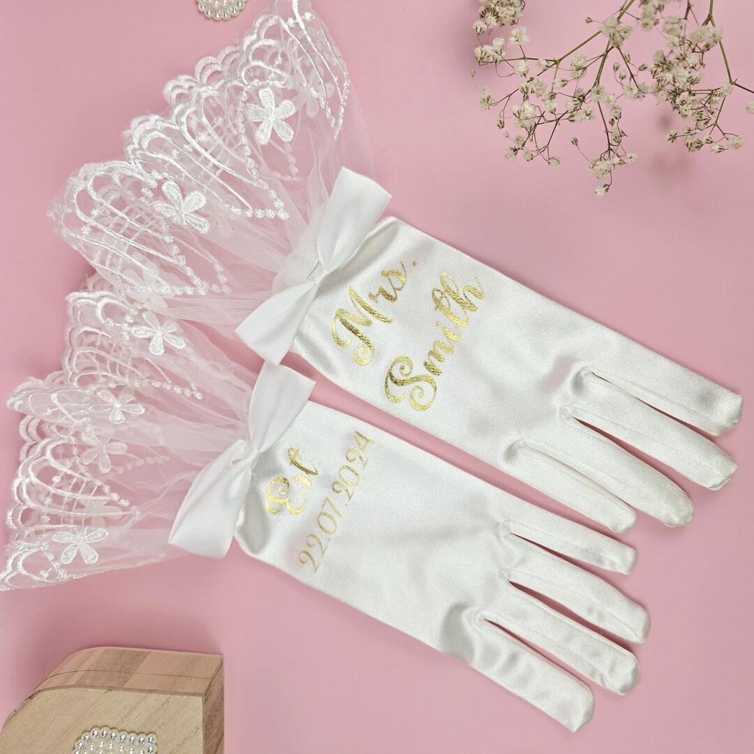 Bride to Be Gifts, Bride to Be Gloves, Bridal Wedding Gloves ...