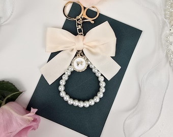 Custom Purse charm keychain, Bow Purse Charm, Keychain for purse, Bag accessories, Handbag decor, Gift for her, Bag charm, Purse chain