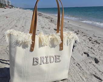 Bride to Be Essential: Personalized Tote Bag for the Bride to Be, Custom Bride Tote Bag, Engagement Gift, Future Mrs Tote, Gifts for Bride
