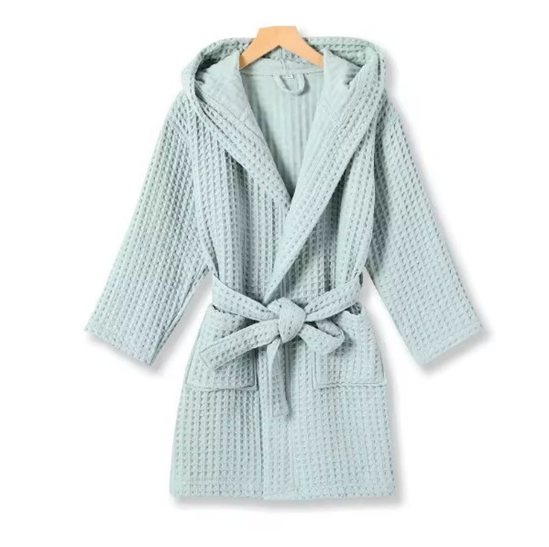 Cotton Kids Birthday Bathrobes, Kids Cotton Bathrobes, Kids Waffled