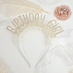 Birthday Girl Headband, Birthday Girl Sequin Tiara, Birthday Headband Adult, Happy Birthday Tiara, Birthday Girl Hairband, Headband Birthday